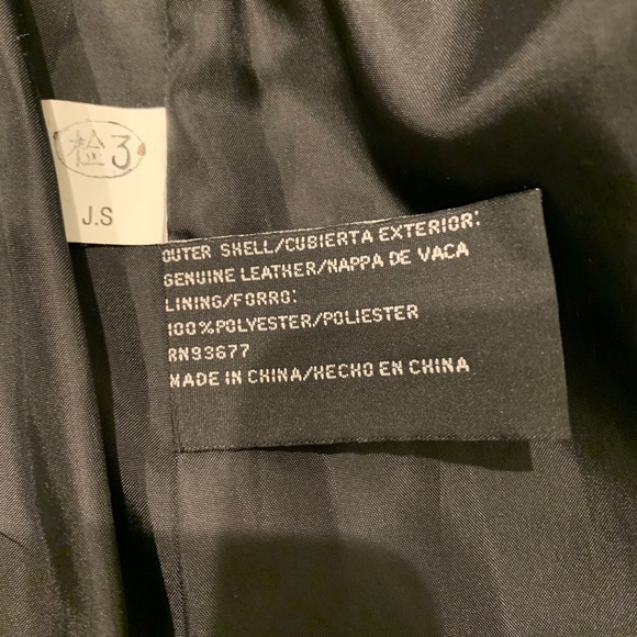 Jacqueline Ferrar Black Leather Jacket - Picture 9 of 10